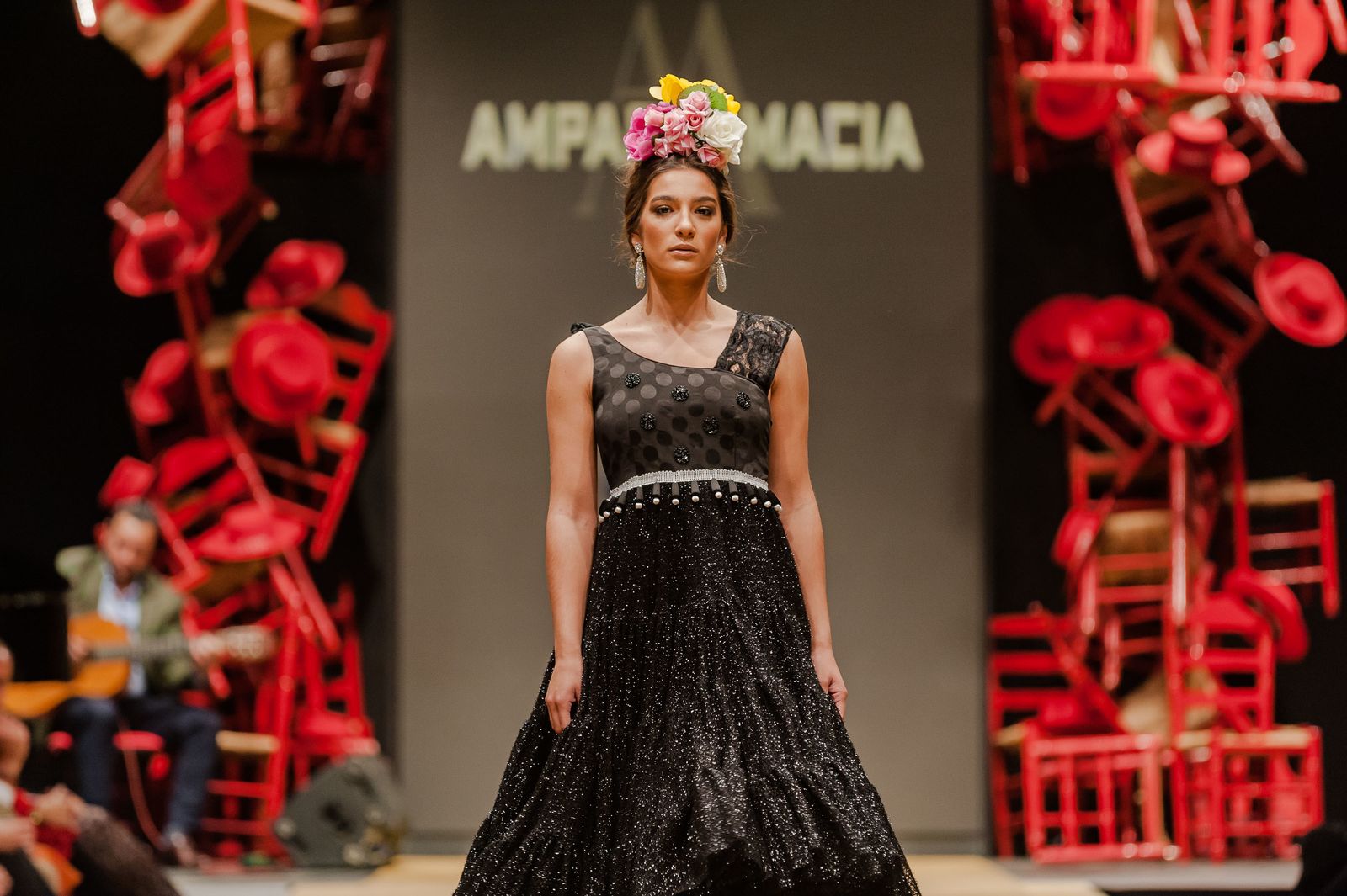 Pasarela Flamenca Jerez 2019: Amparo Maciá, fotos del desfile
