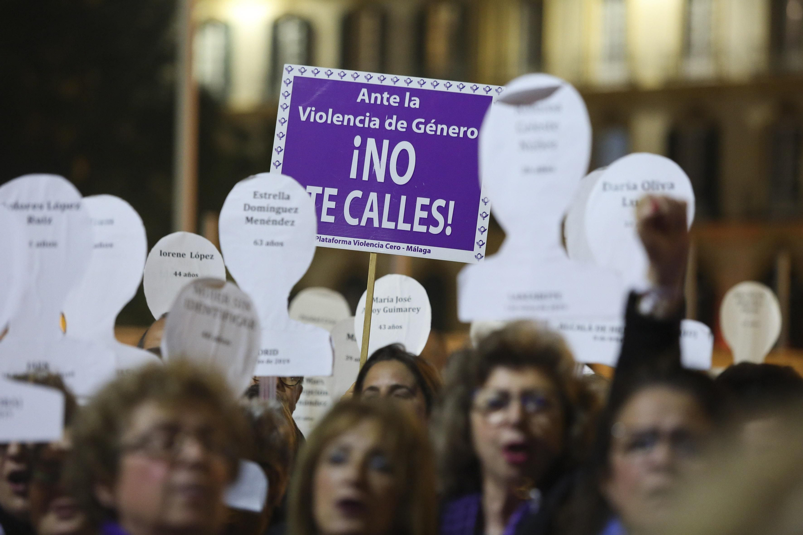 Manifestación del 25N contra la violencia de género en Málaga Manifestación del 25N contra la violencia de género en Málaga