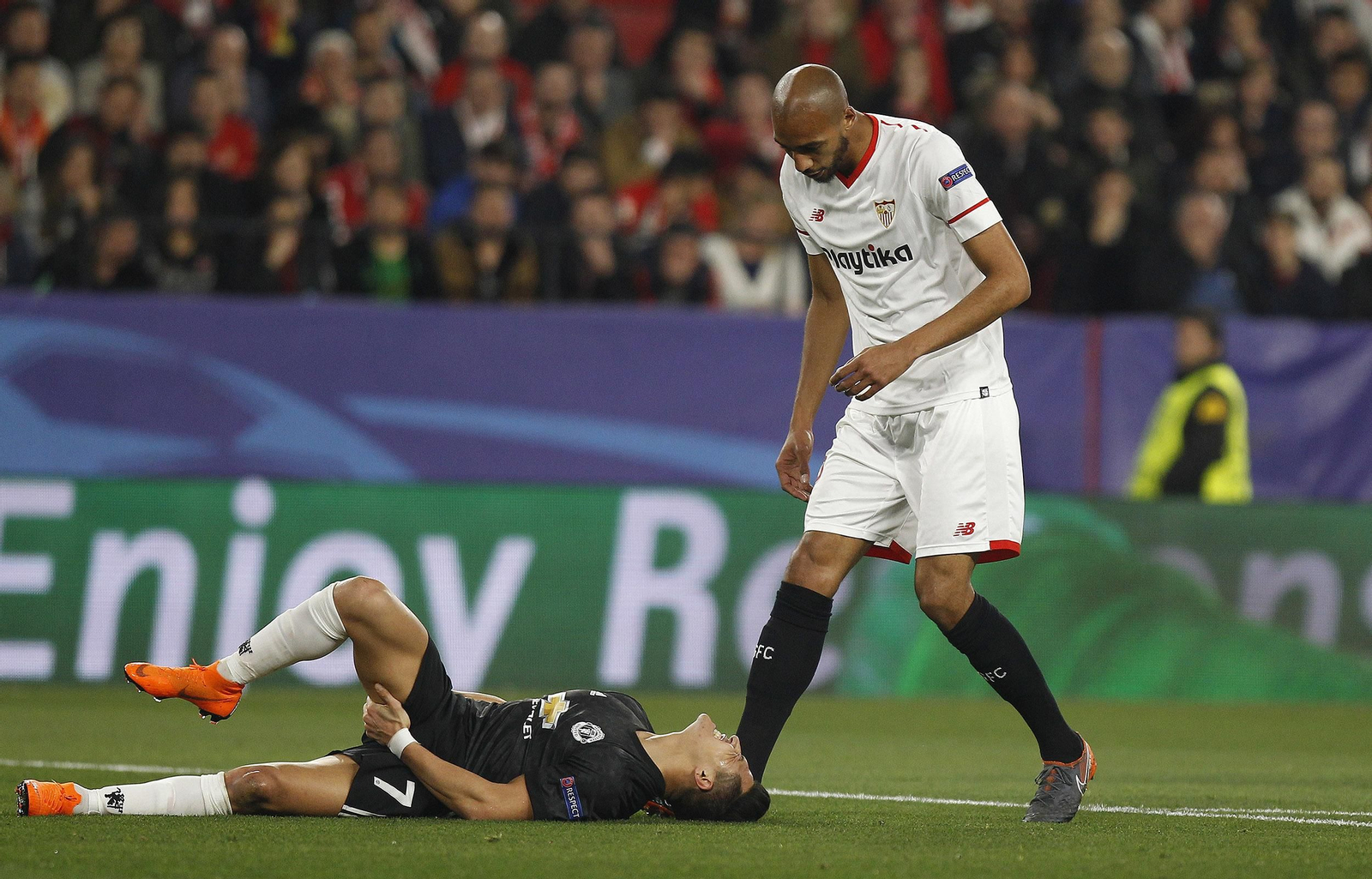 Las imágenes del Sevilla-Manchester United