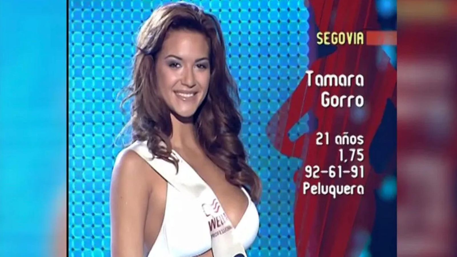 Tamara Gorro fue Miss Segovia en 2008