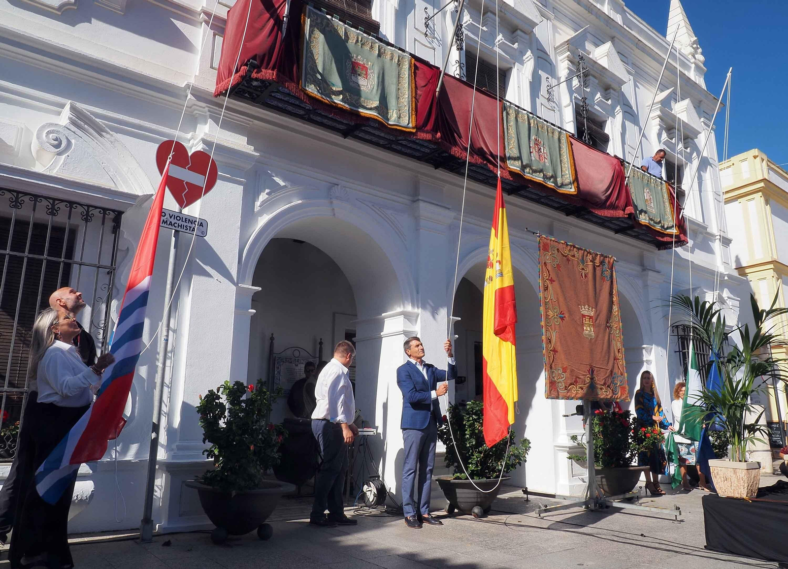 Imágenes del inicio de la Feria de Octubre en Cartaya