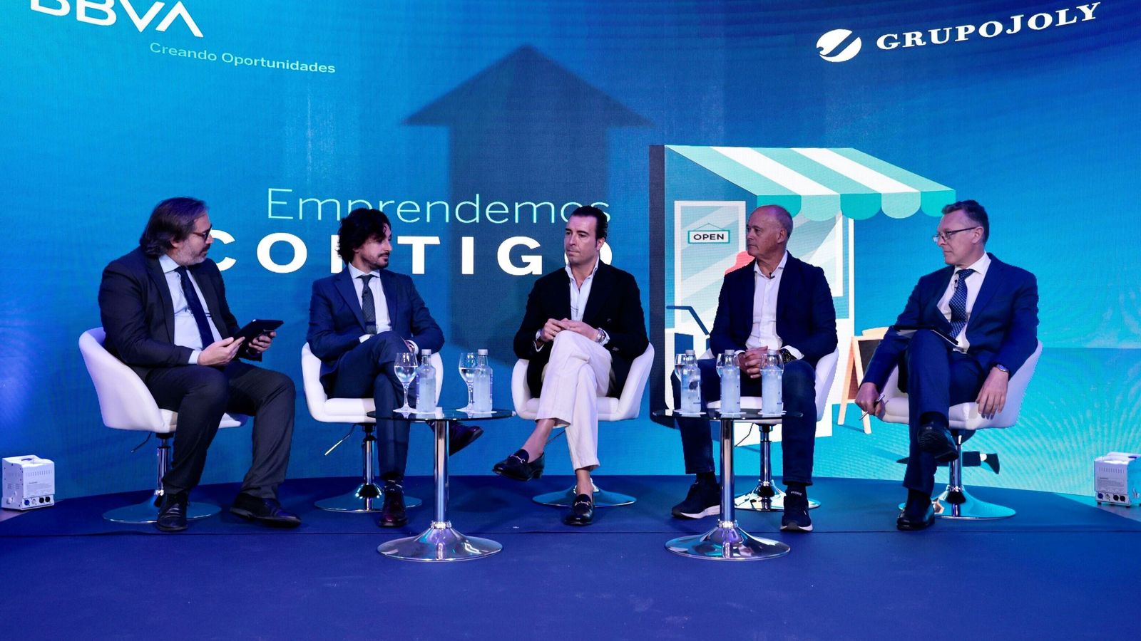 Un momento del debate “Emprendemos Contigo”.