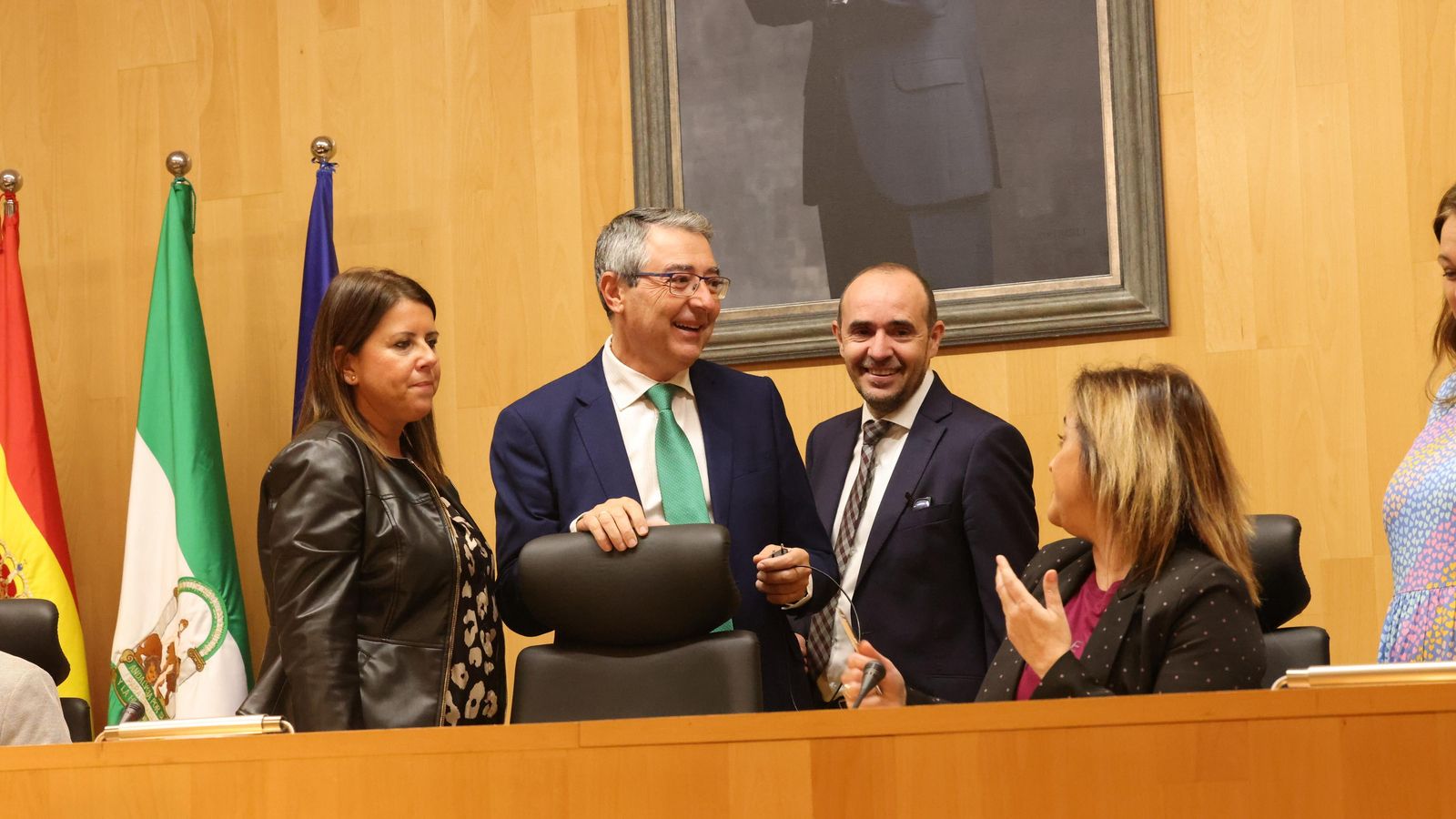 El presidente de la Diputación, Francisco Salado, en la sesión plenaria.