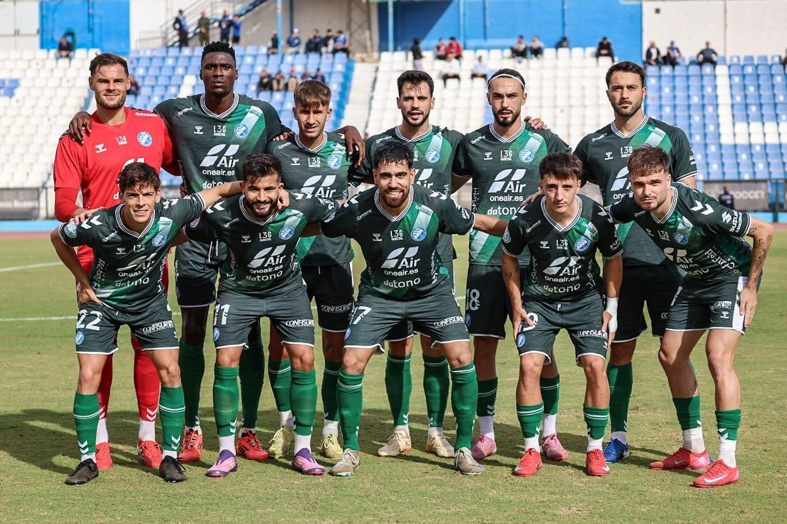 Once inicial que presentó el Xerez DFC en el Álvarez Claro frente al Melilla.