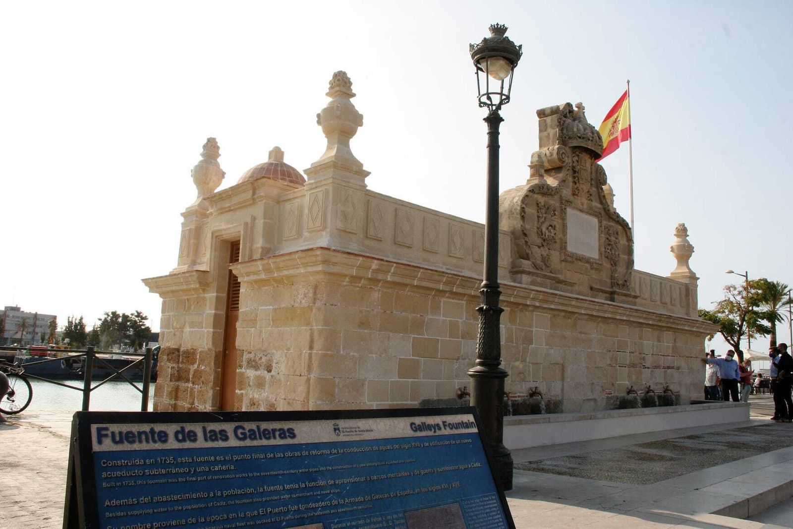 La nueva imagen de la fuente de Las Galeras ya se puede contemplar.