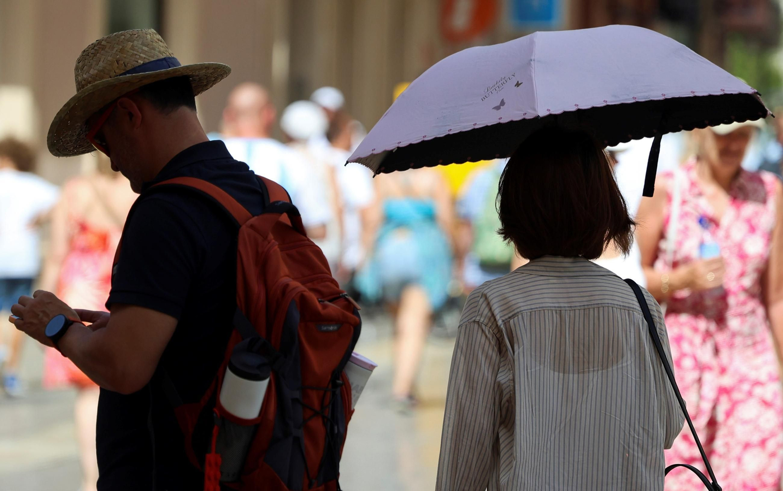 Así se combate el calor en Málaga el primer día de agosto