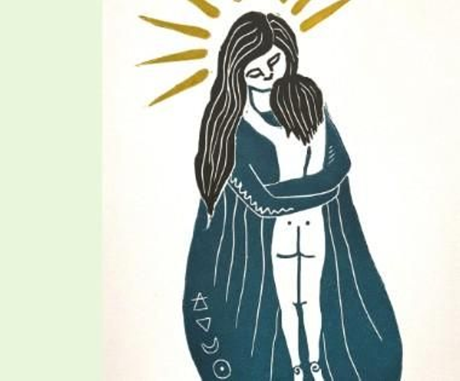 Detalle de una de las obras de Indra Monrové.