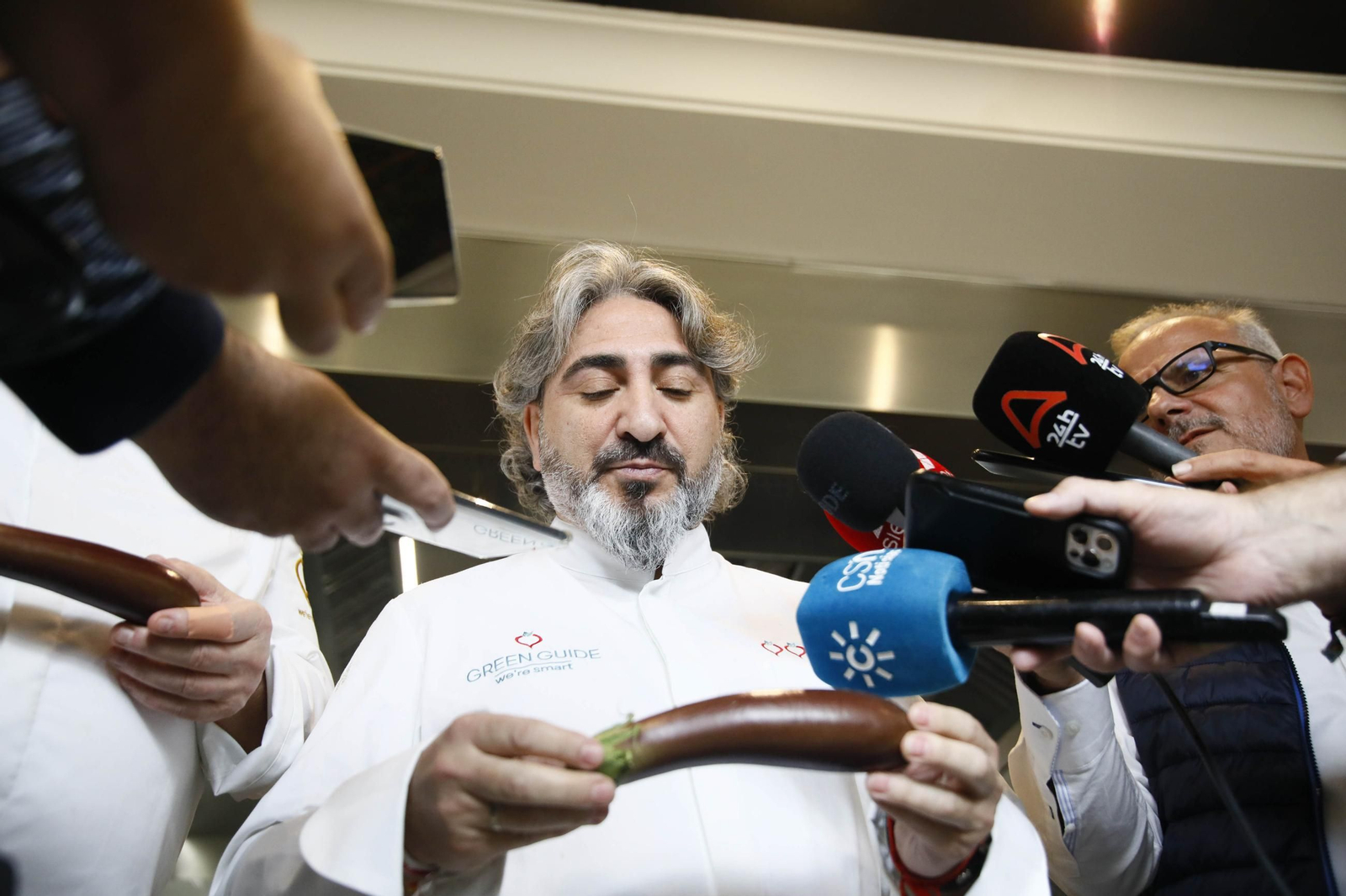 Las imágenes de una nueva variedad de berenjena en Almería