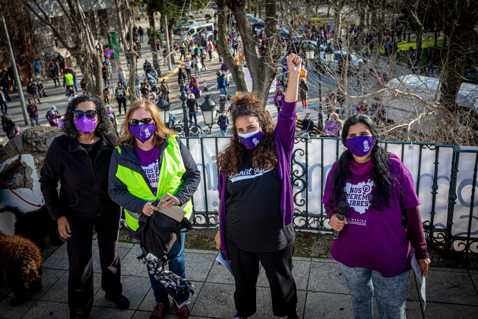 Concentración por el 8-M en Cádiz