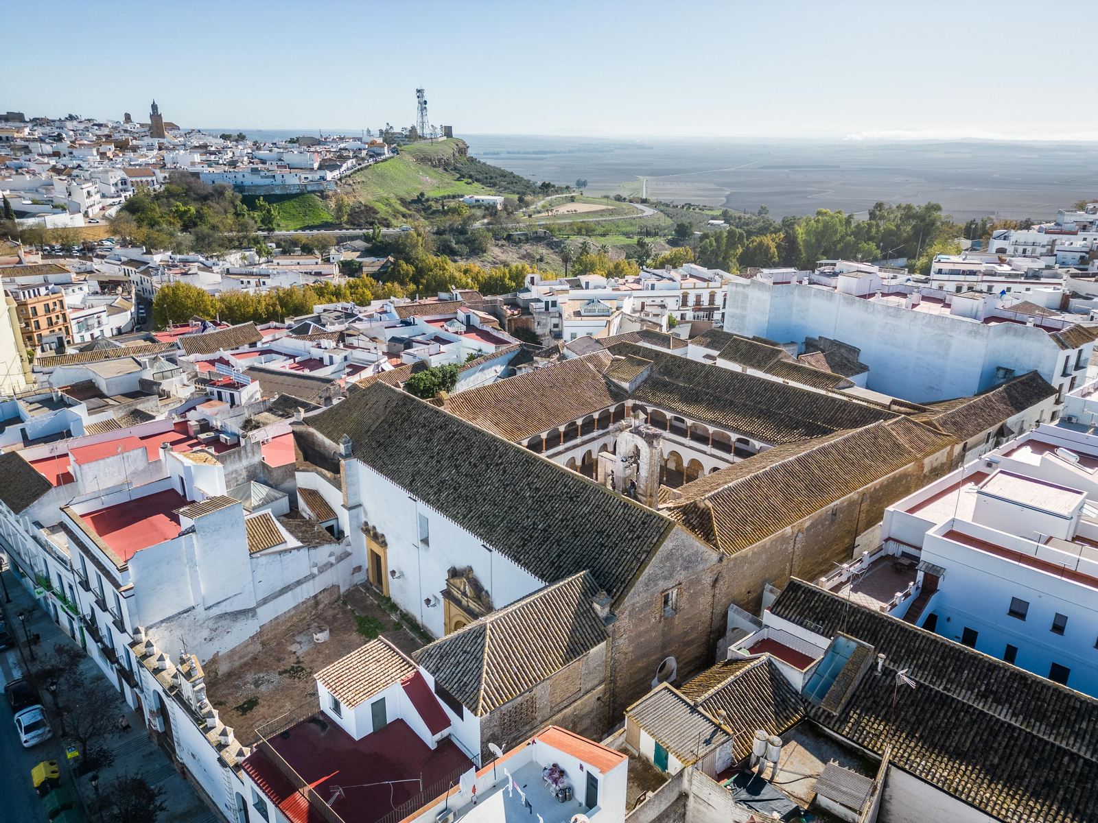 Vista aérea del complejo