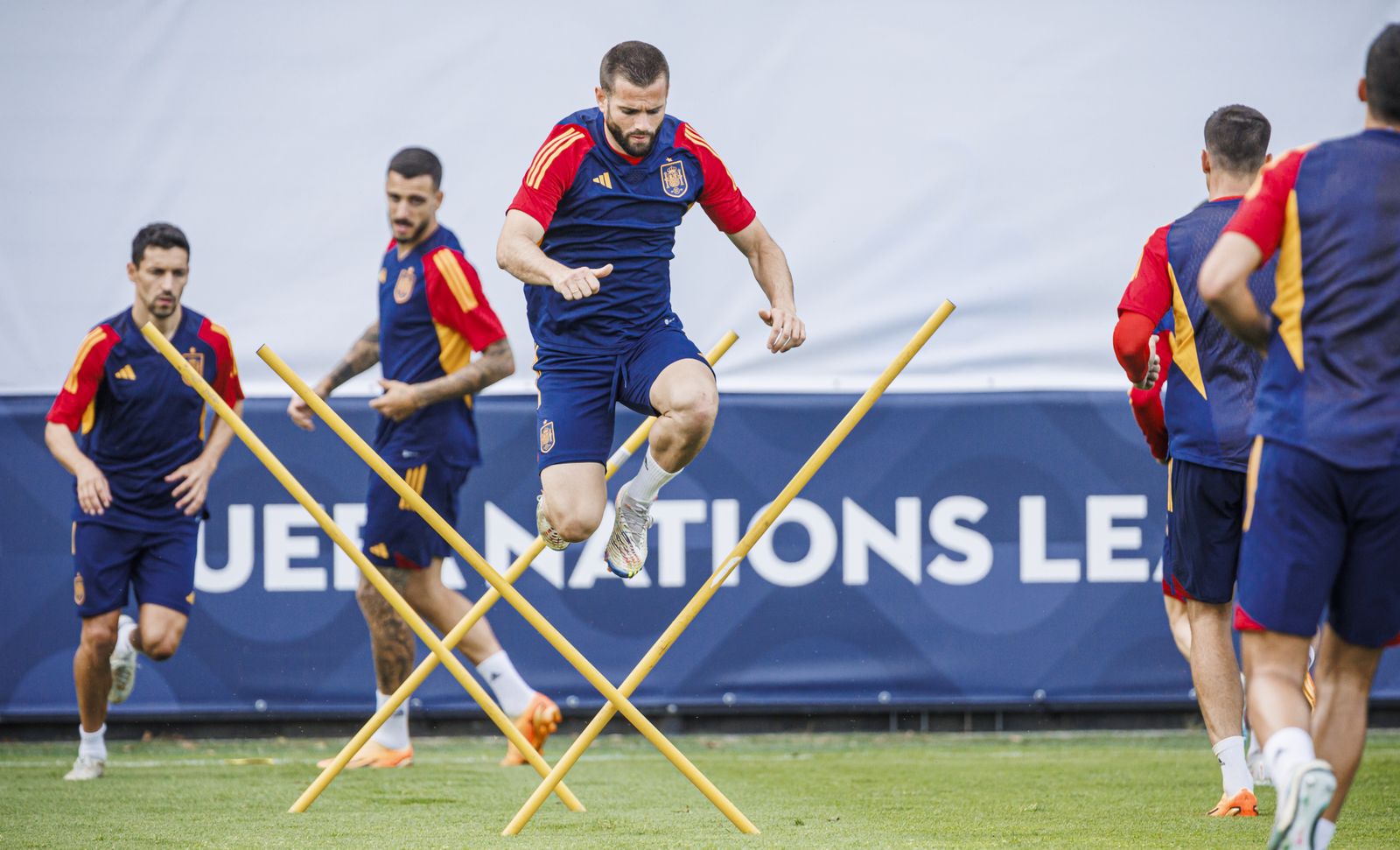 Las fotos de la selección antes de la final de la Liga de Naciones