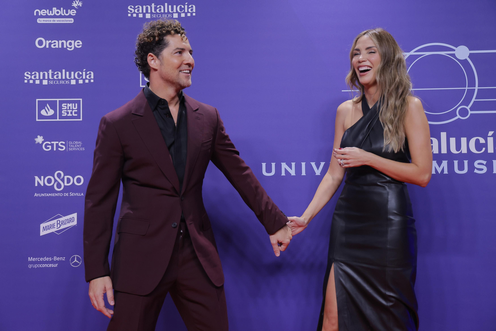 Famosos y artistas en la alfombra roja de la gala del flamenco en los 'Santalucía Universal Music Week'