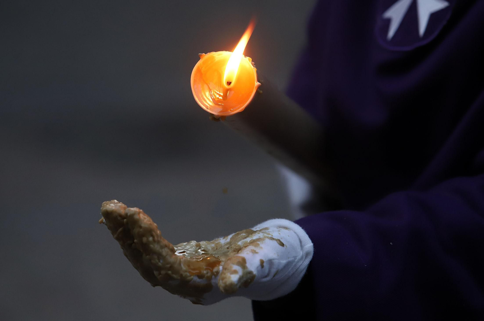 Imágenes del Nazareno en la madrugá de Huelva