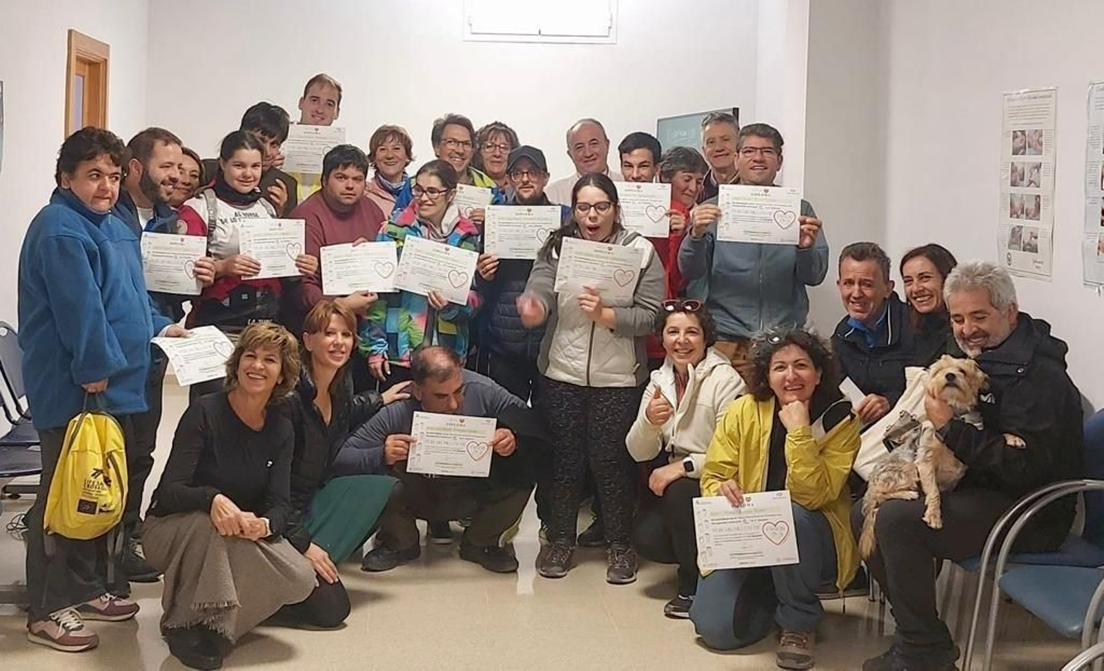 La Asociación Vale en Granada, a favor de personas con discapacidad, se suma a la iniciativa 'Por un millón de pasos'