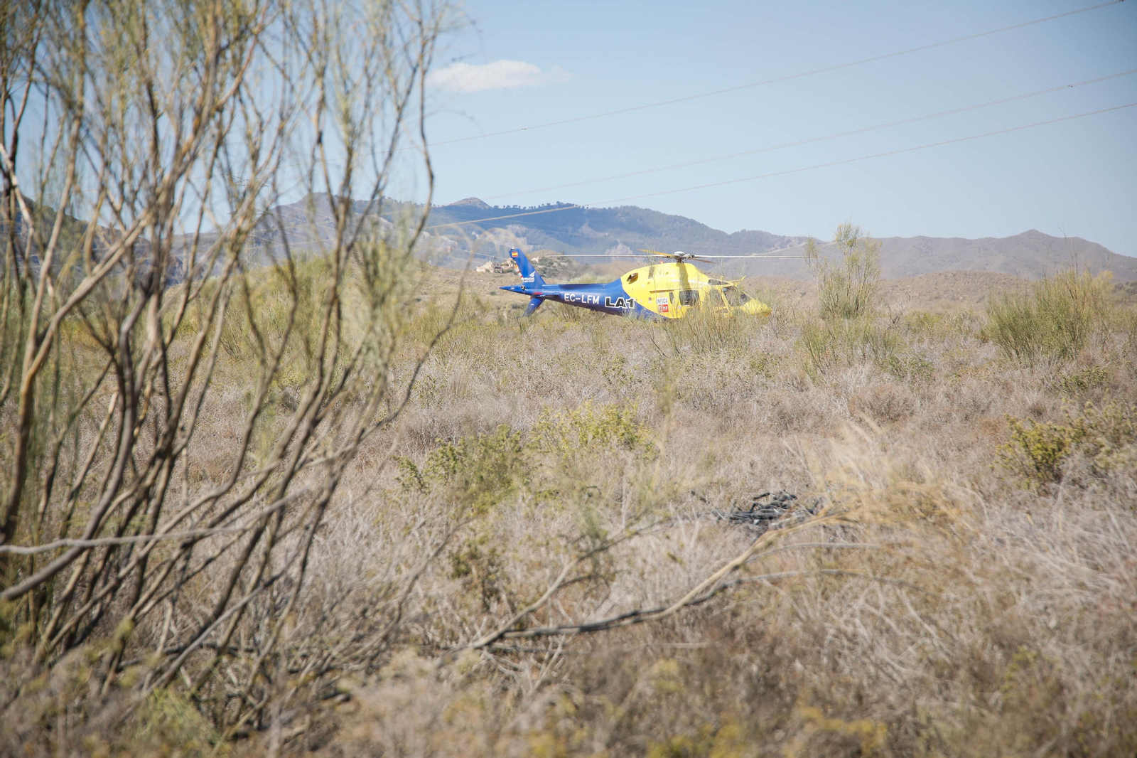 Así se ha vivido el simulacro de incendio forestal en Turre