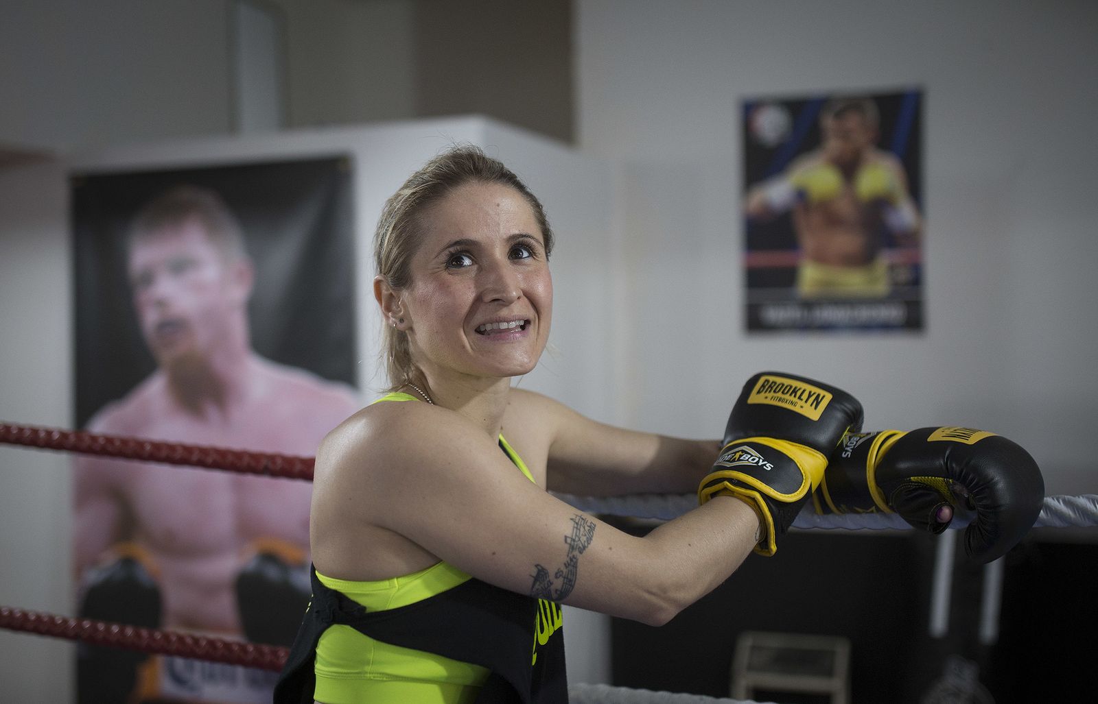 Aficionadas al boxeo, en imágenes