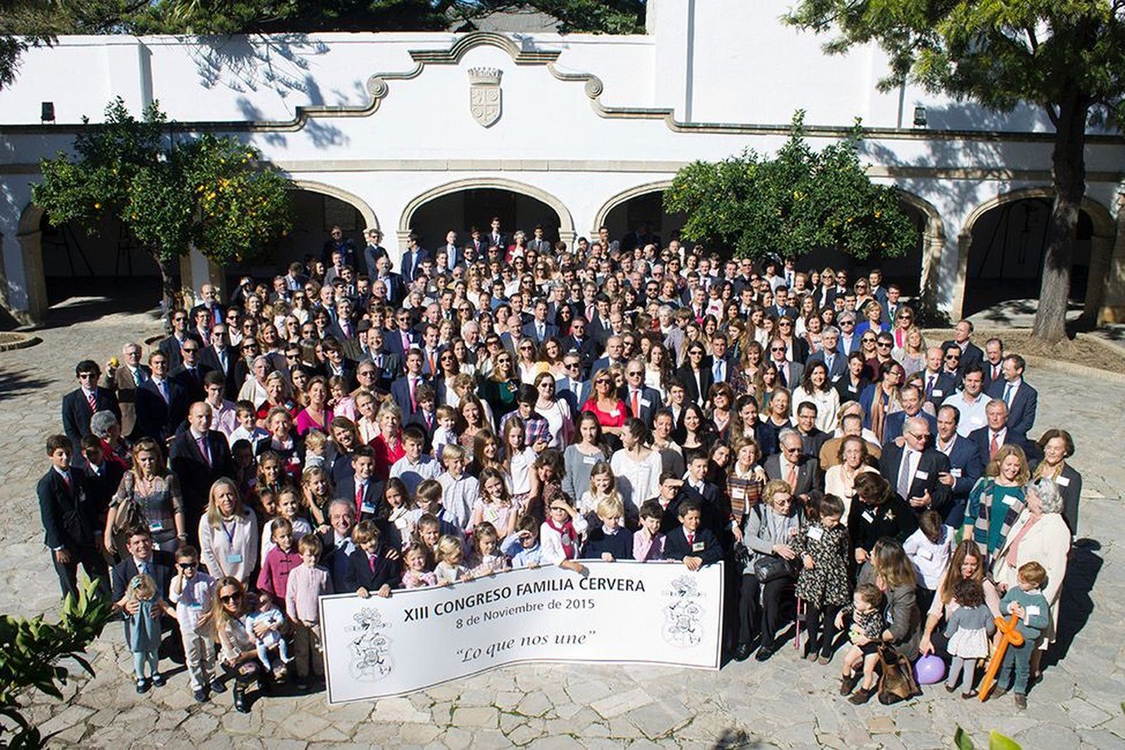 Una imagen del encuentro de la familia Cervera en El Puerto en el año 2015.