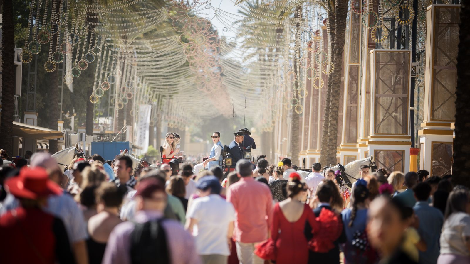 Un coche de caballos por el Hontoria.