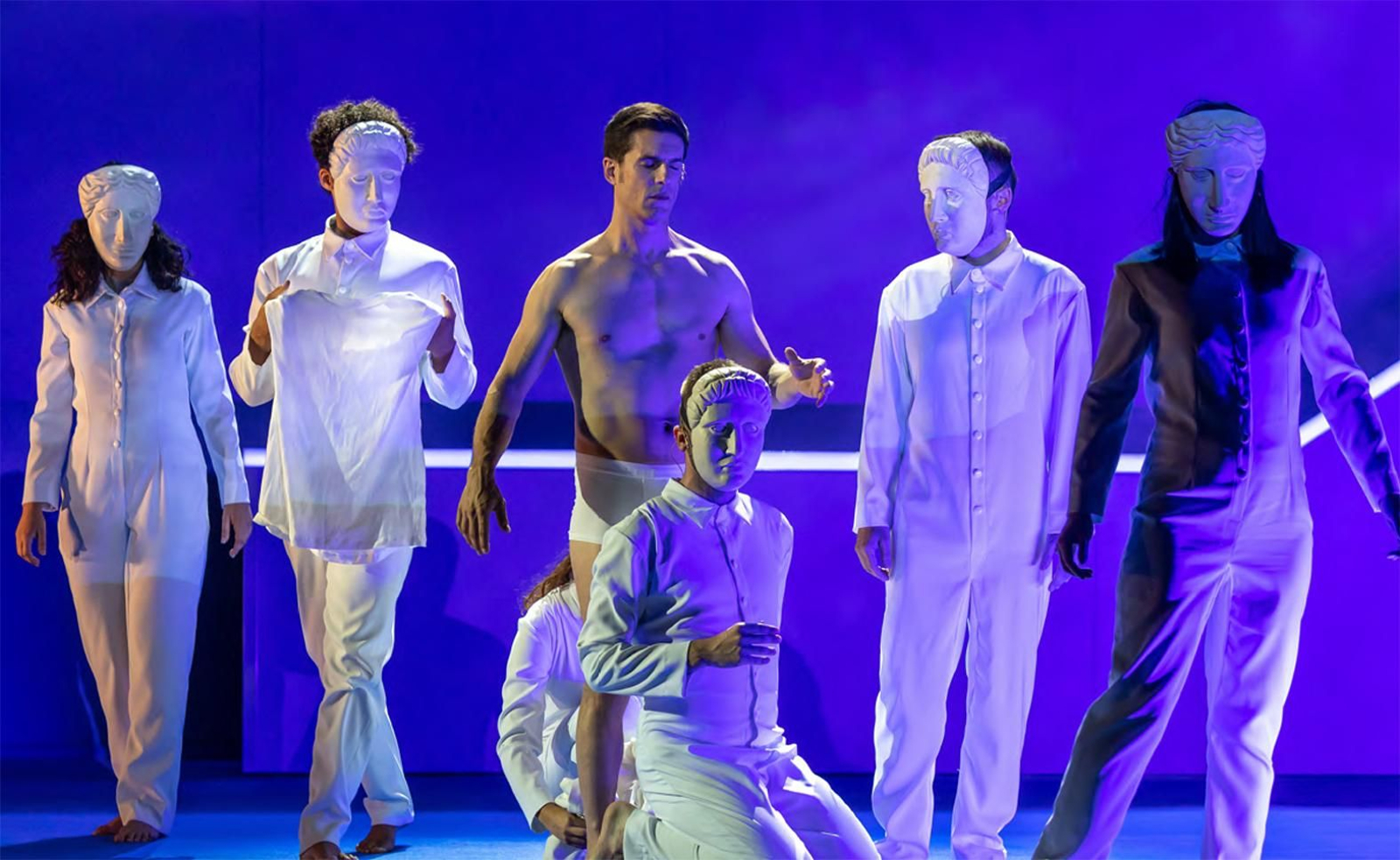 Escena de la obra ‘Edipo a través de las llamas’.