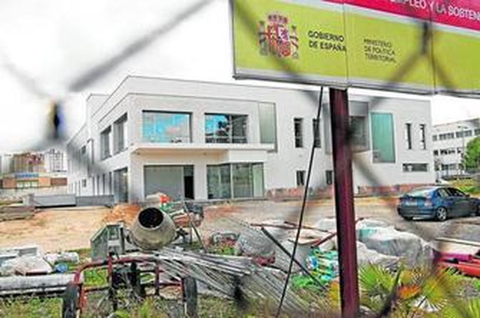 Imagen de los terrenos, donde irán la comisaría de la Policía Nacional y la Local, en Jerez.