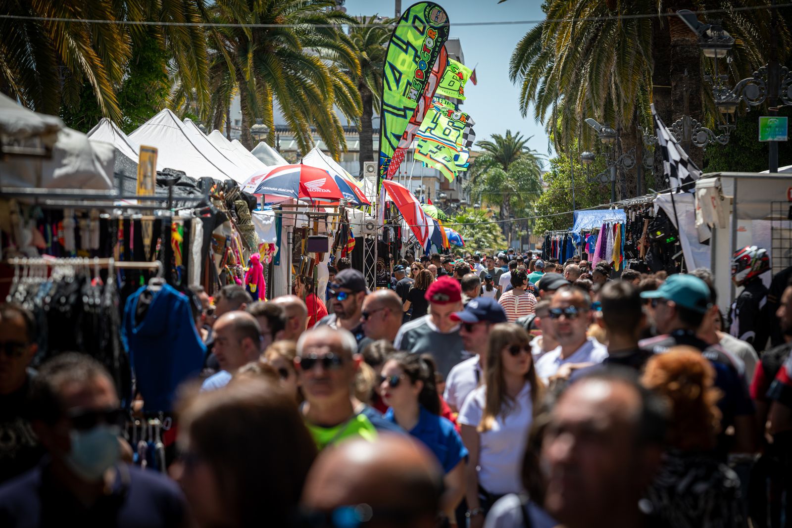 Imágenes de la motorada en El Puerto