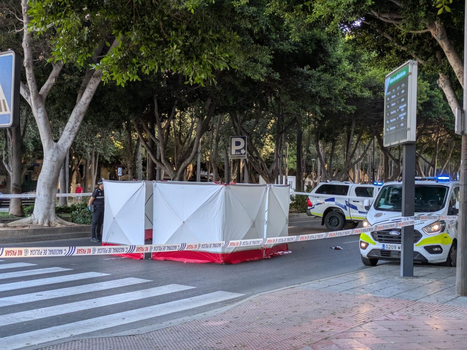 Las imágenes del atropello mortal de la Rambla de Almería