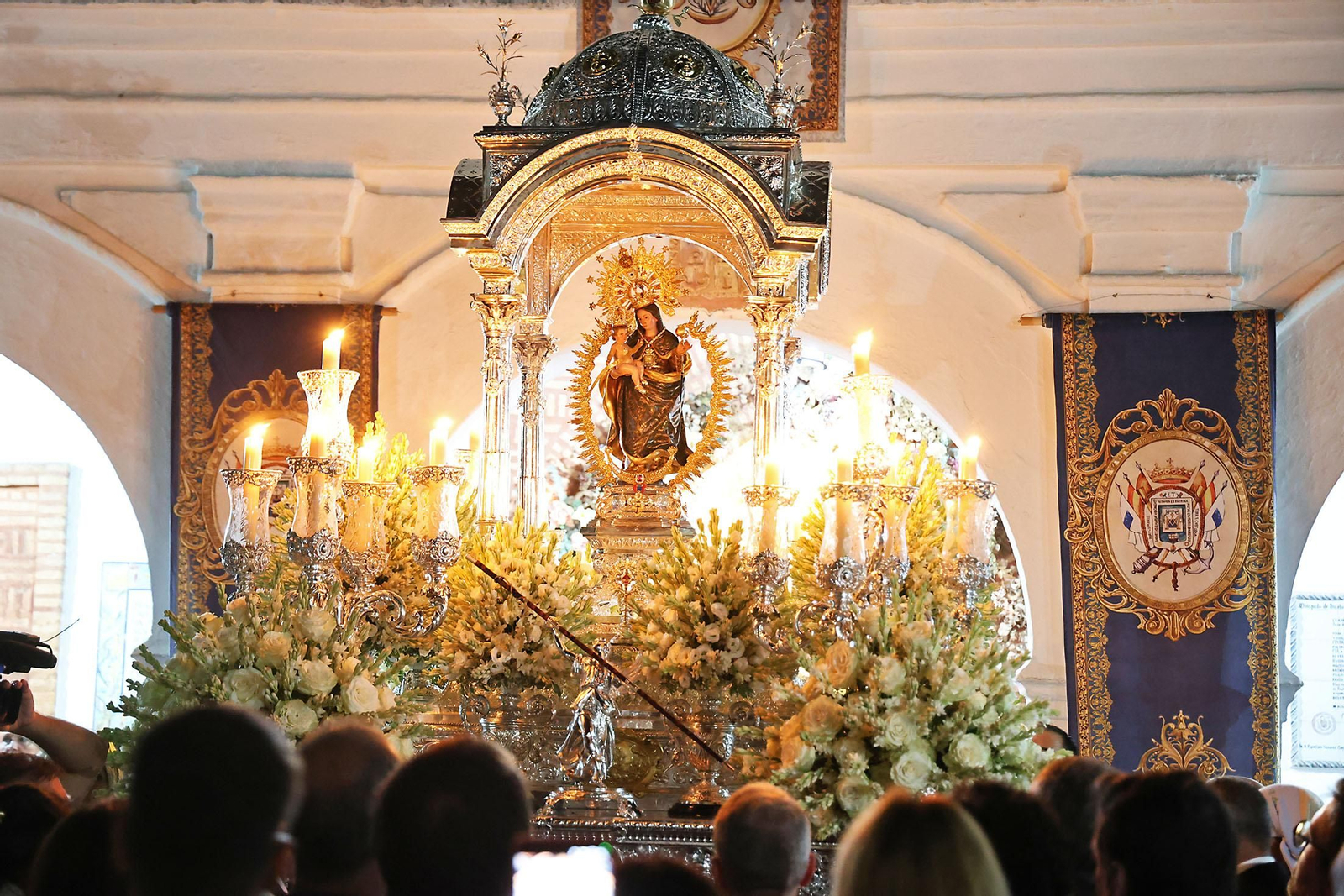 Imágenes de la bajada de la Virgen de la Cinta