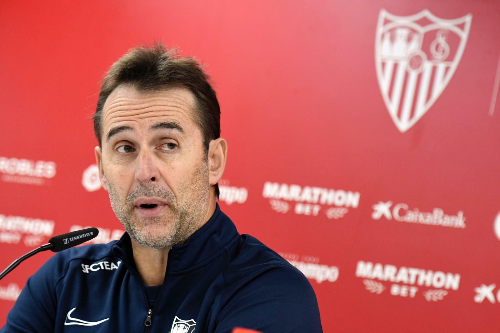 Julen Lopetegui, durante su comparecencia de prensa de este jueves.
