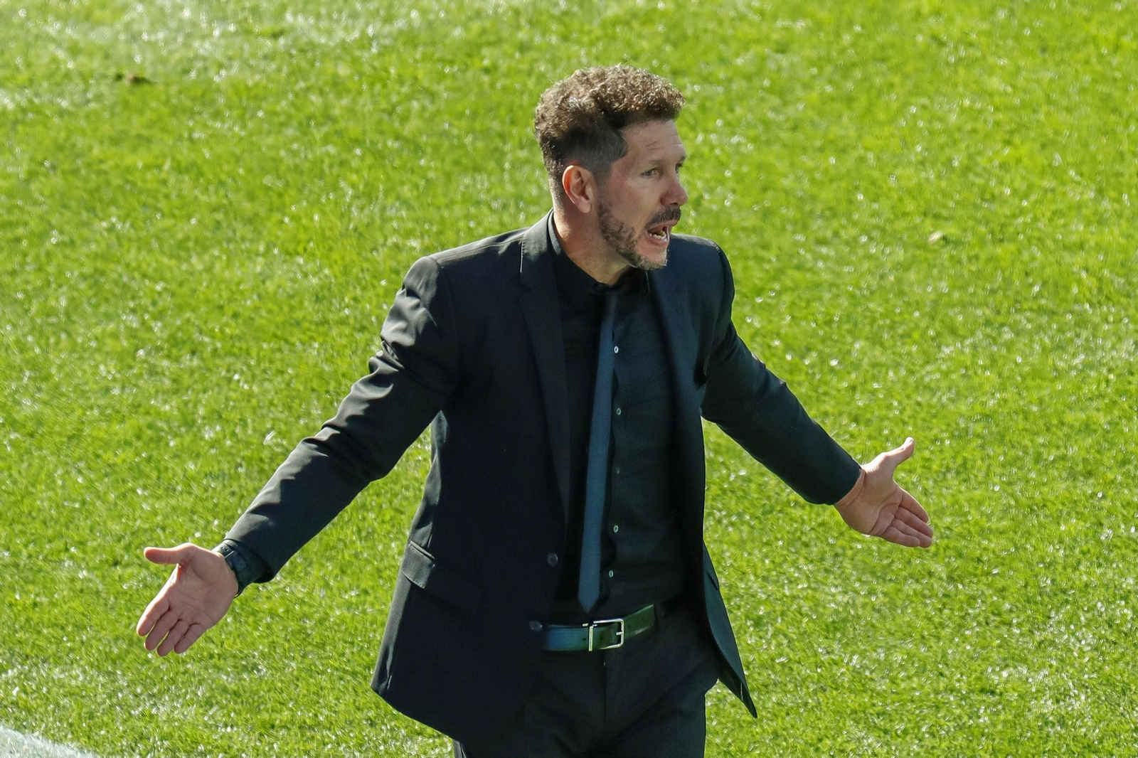 Diego Pablo Simeone, entrenador del Atlético de Madrid