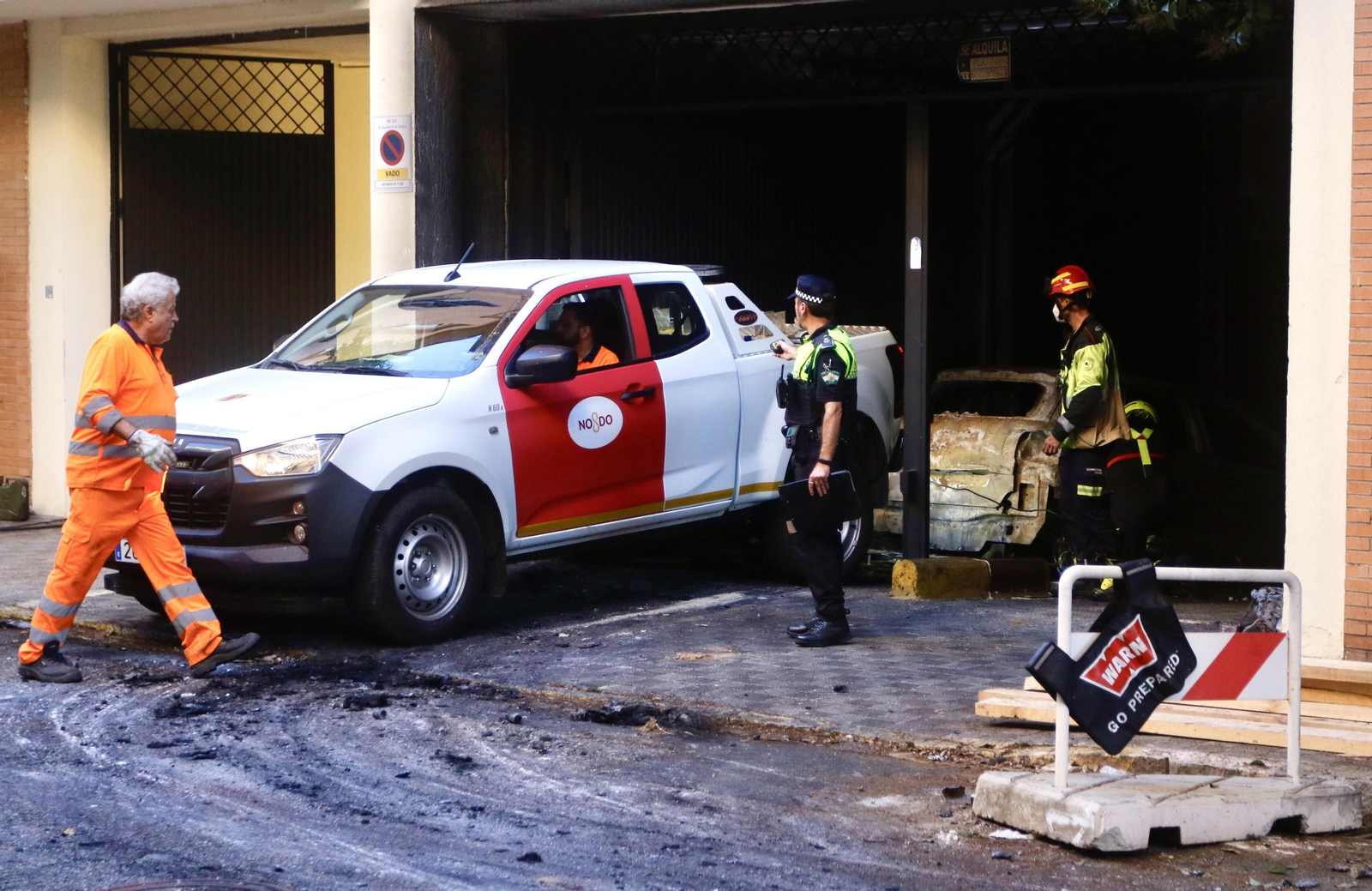 Incendio en Pino Montano