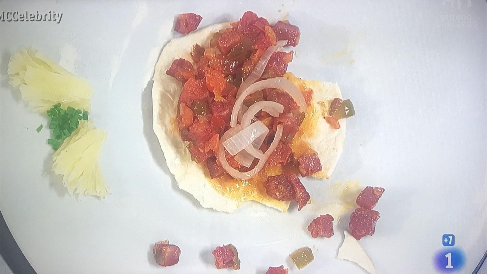 El plato de Laura Sánchez.