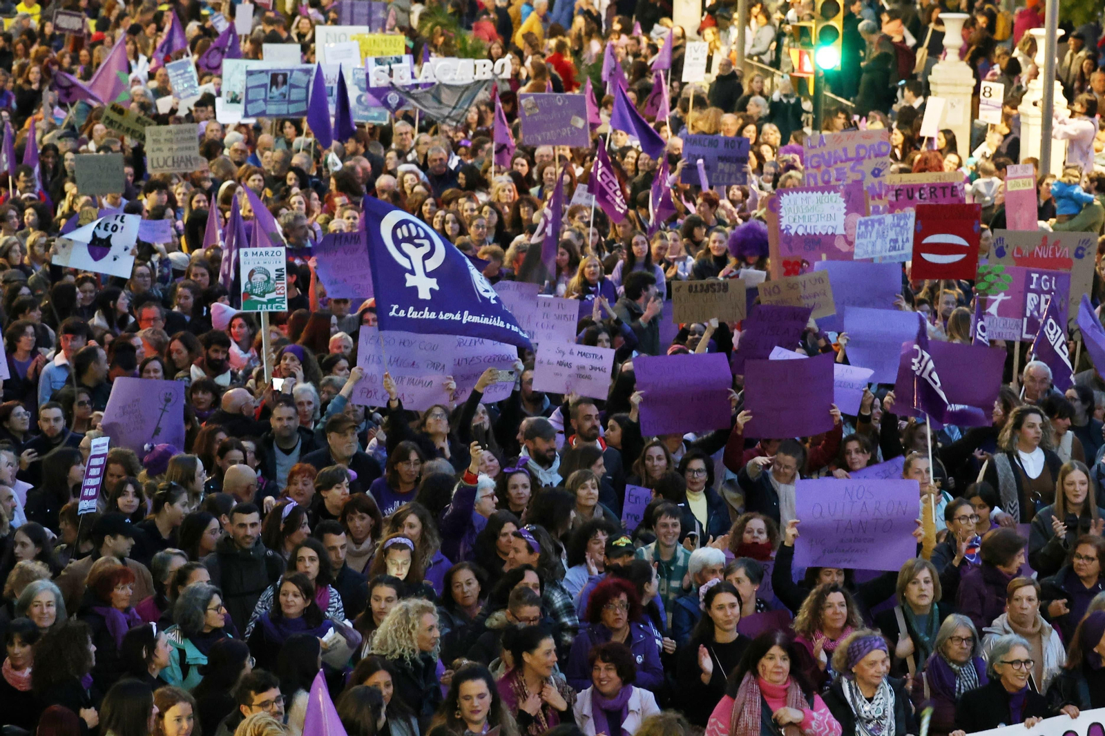 Una de las imágenes que deja este 8 de marzo.