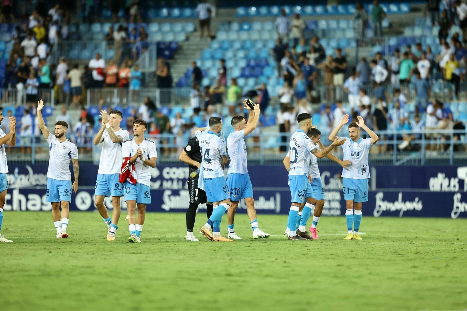 El Málaga CF - Recreativo Granada, en imágenes