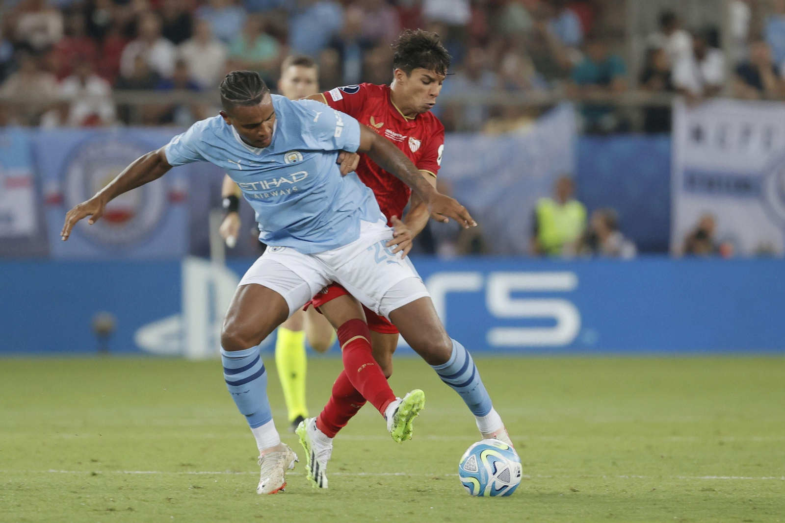 Las fotos del Manchester City-Sevilla FC en la Supercopa de Europa