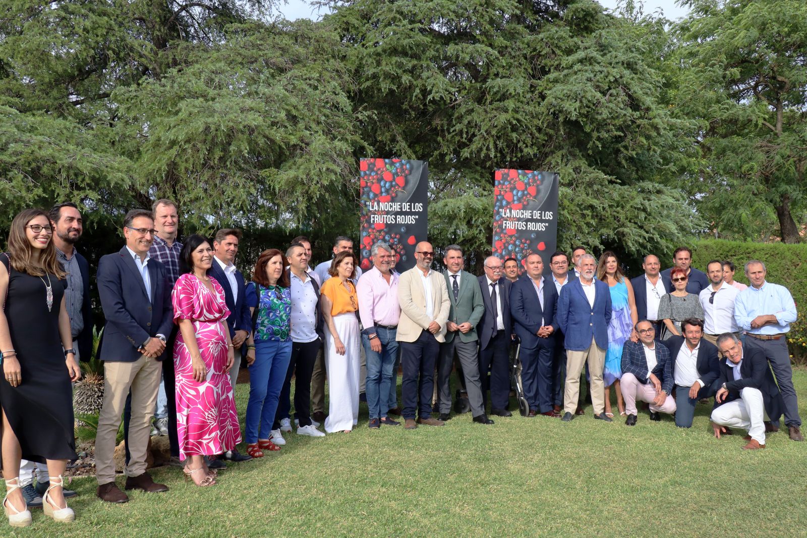 Imágenes de la recepción en la "Noche de los Frutos Rojos"