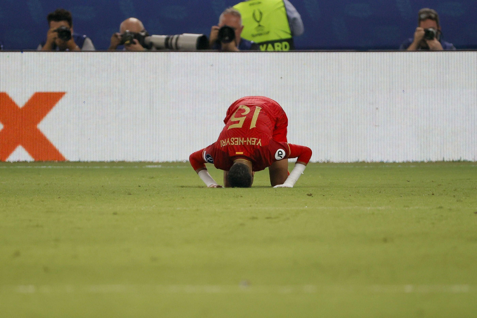 Las fotos del Manchester City-Sevilla FC en la Supercopa de Europa