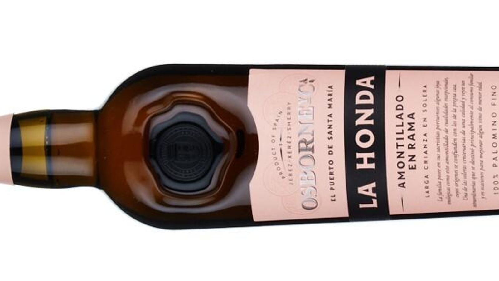 Amontillado en Rama La Honda de Osborne, premiado con el 'Amontillado Trophy'.