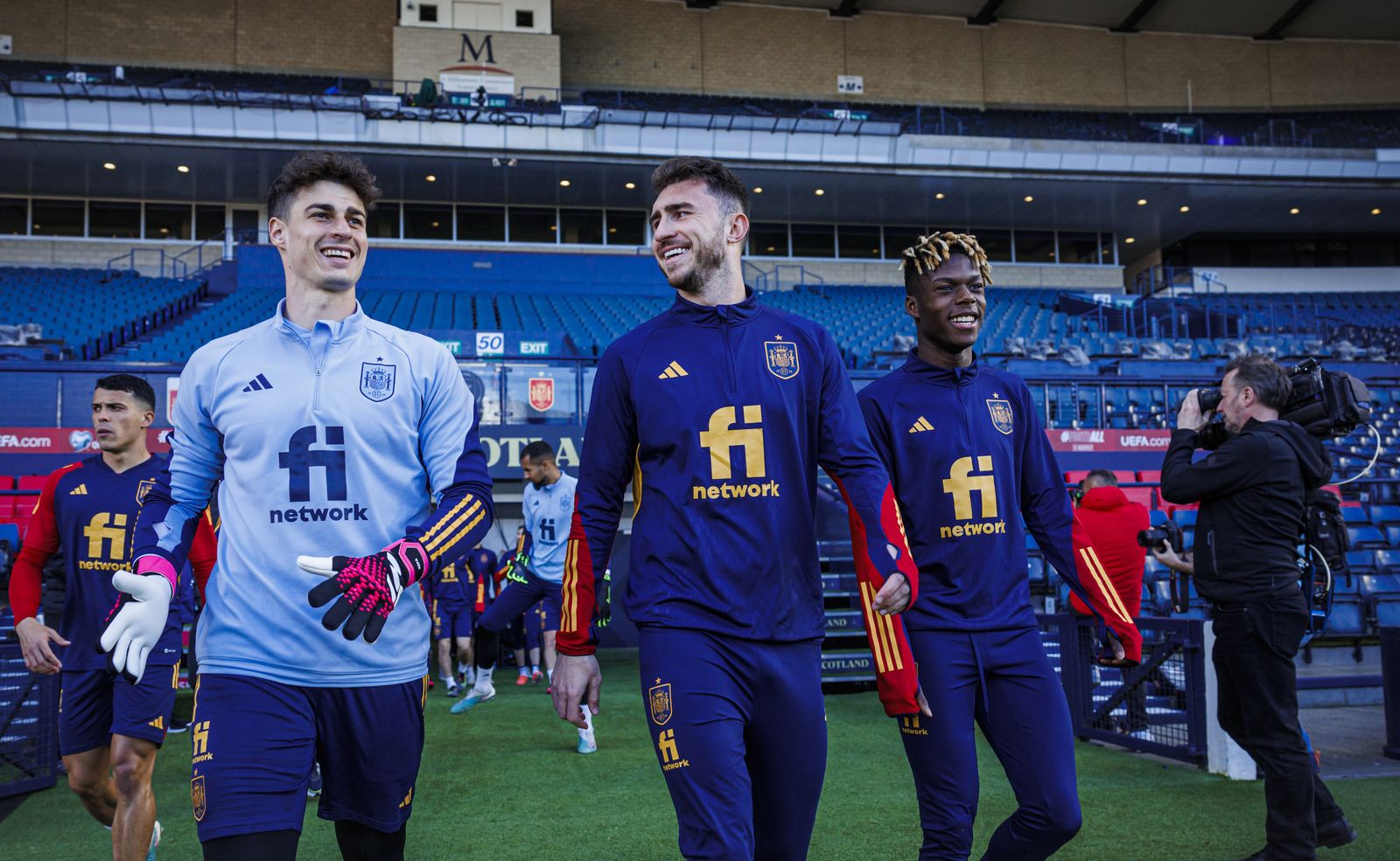 Las fotos de España en Glasgow