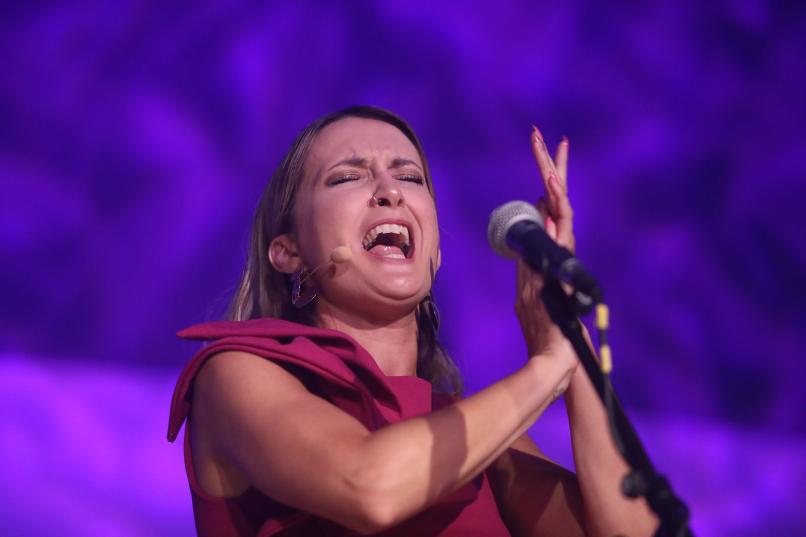 La noche flamenca en el Parque de San Fernando, en imágenes
