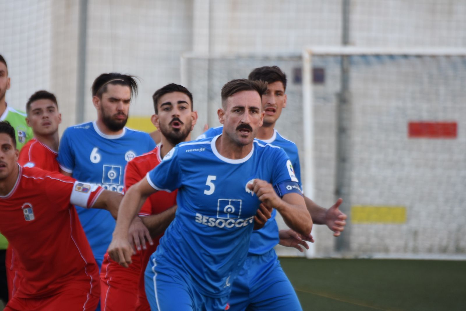 Nacho Aranda, autor de unos de los goles, durante el El Palo-Alhaurino
