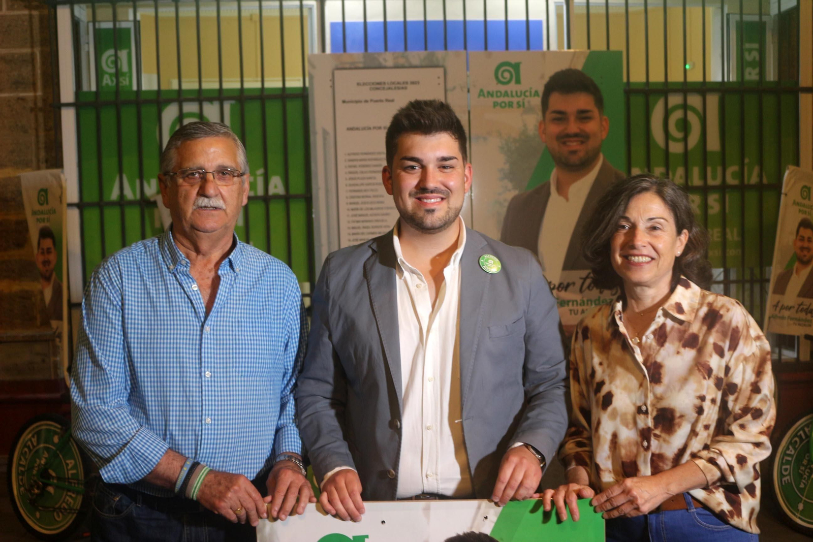 Las imágenes del comienzo de la campaña electoral en Puerto Real