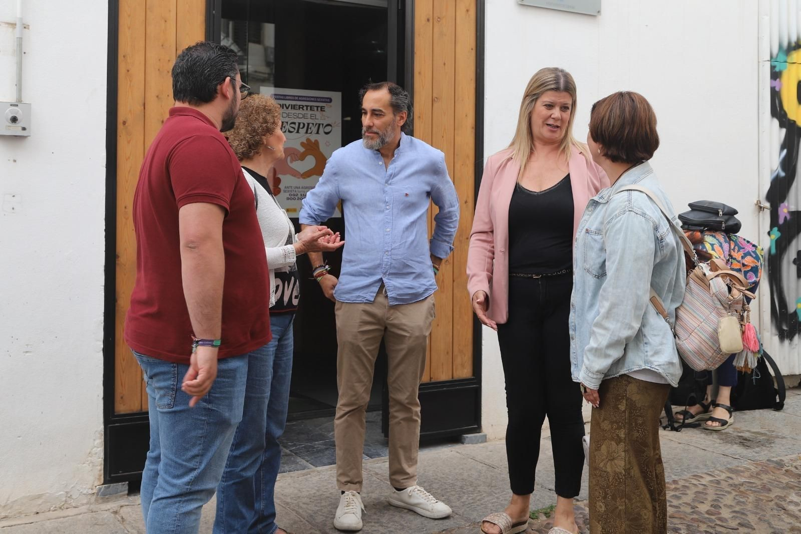 Candidatos de Hacemos Córdoba en la presentación del programa en materia de promoción de la igualdad..