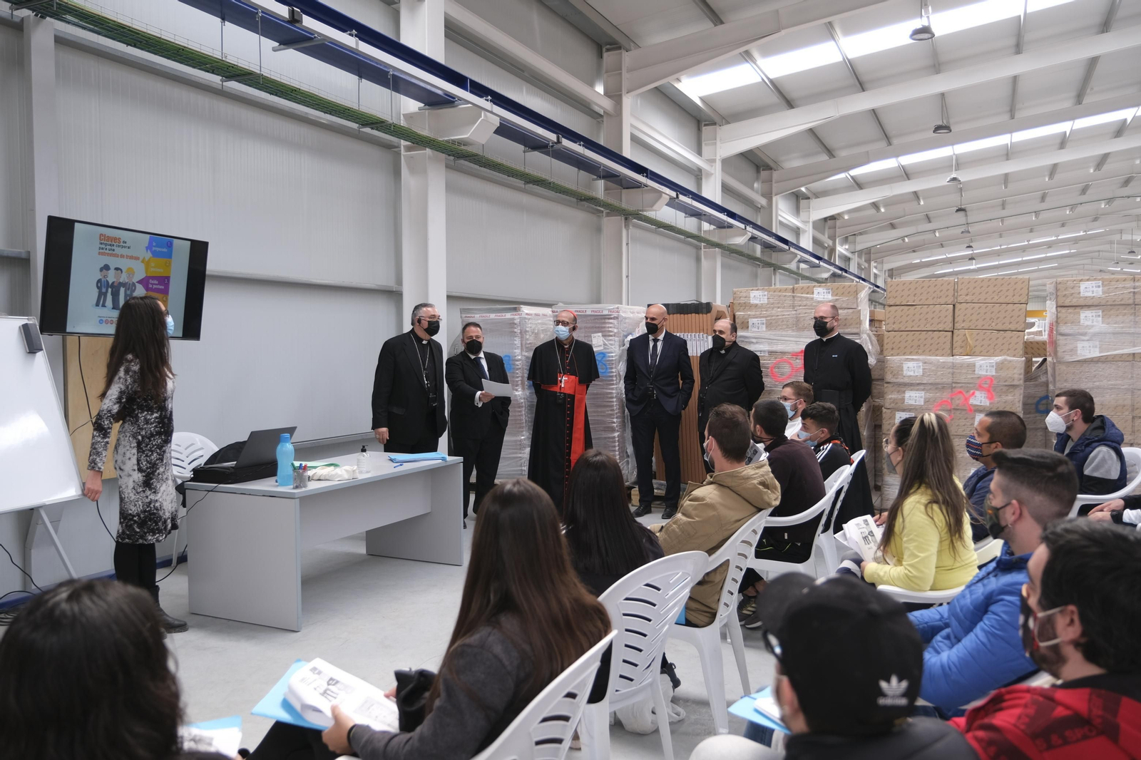 Bendición de las instalaciones de Hydrodiseño, en Huércal Overa (Almería)