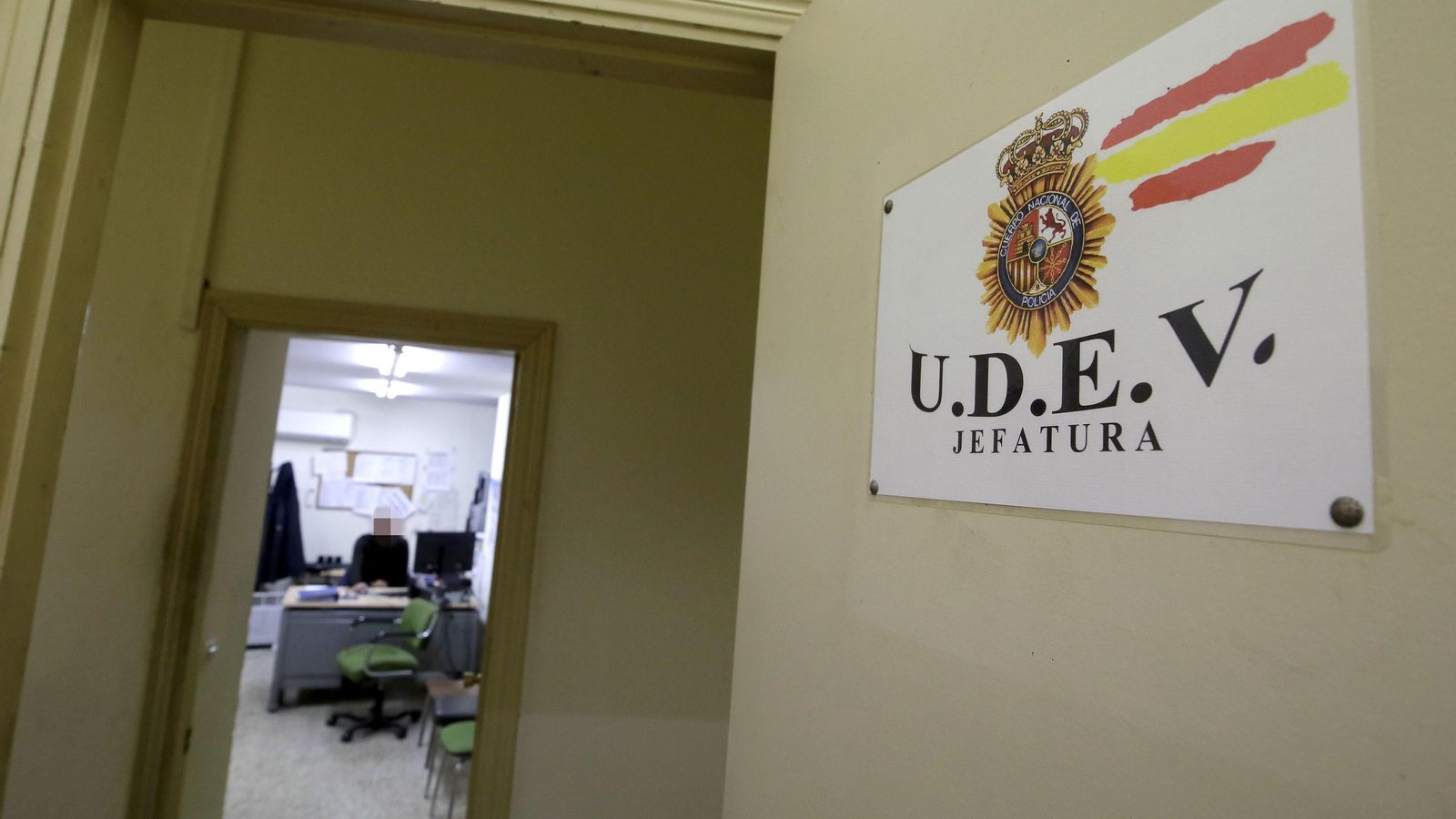 Instalaciones de la UDEV en la comisaría de Jerez.