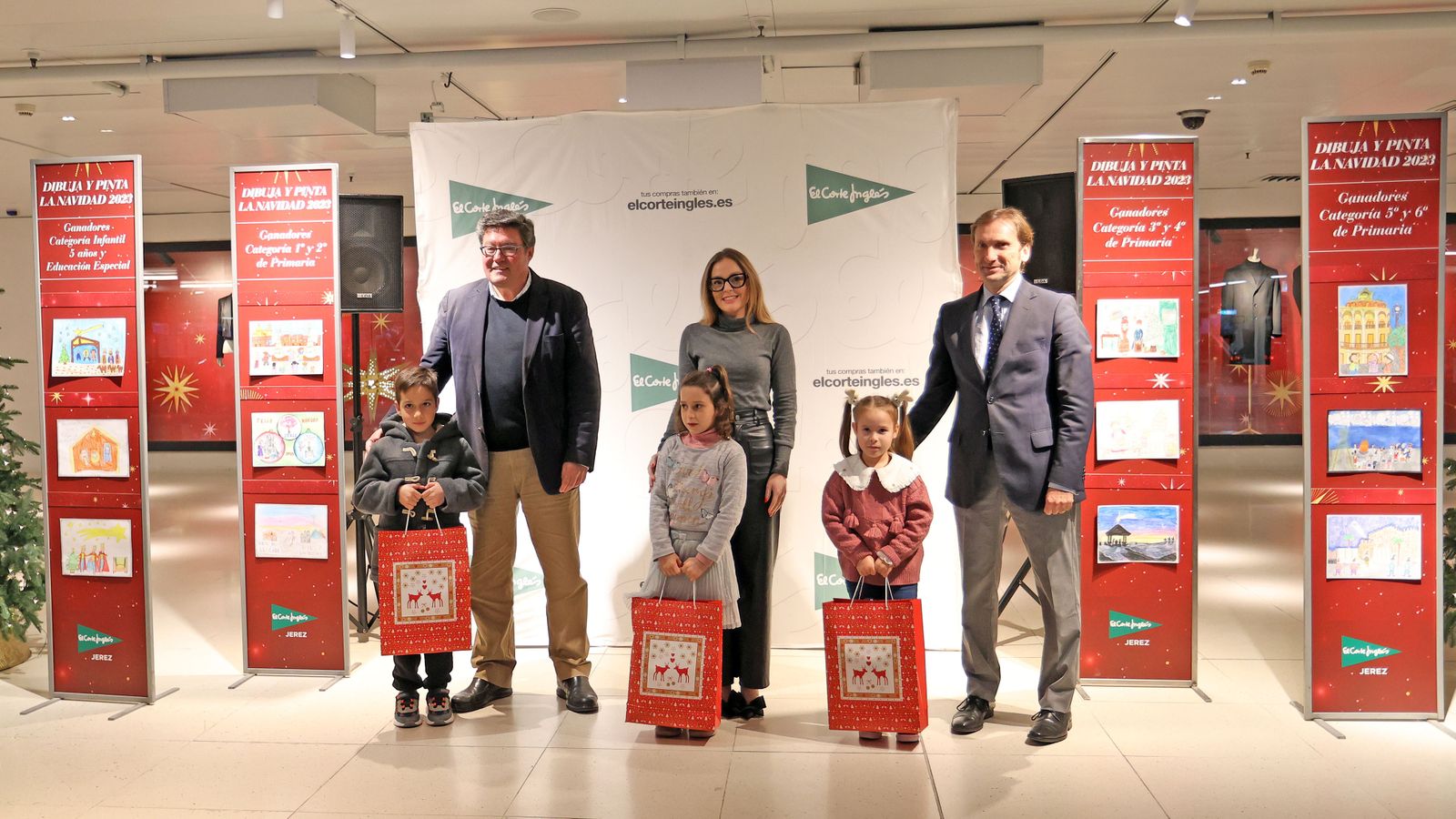 'Concurso Infantil Dibuja y Pinta la Navidad 2023' de El Corte Inglés Jerez