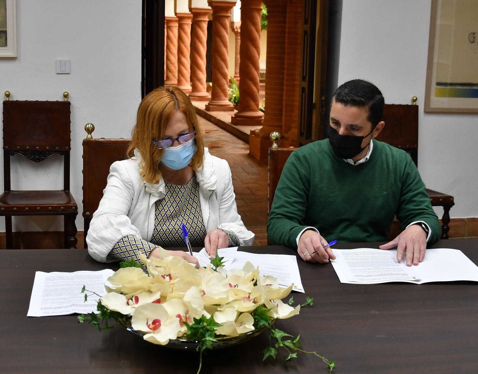 Esperanza Caro de la Barrera y José Ramón Ruger.