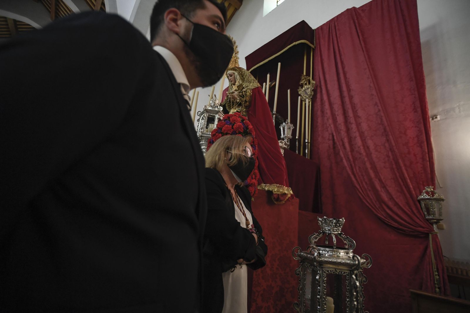 Fotos: el Zaidín visita a la hermandad el Trabajo en el Corpus Christi