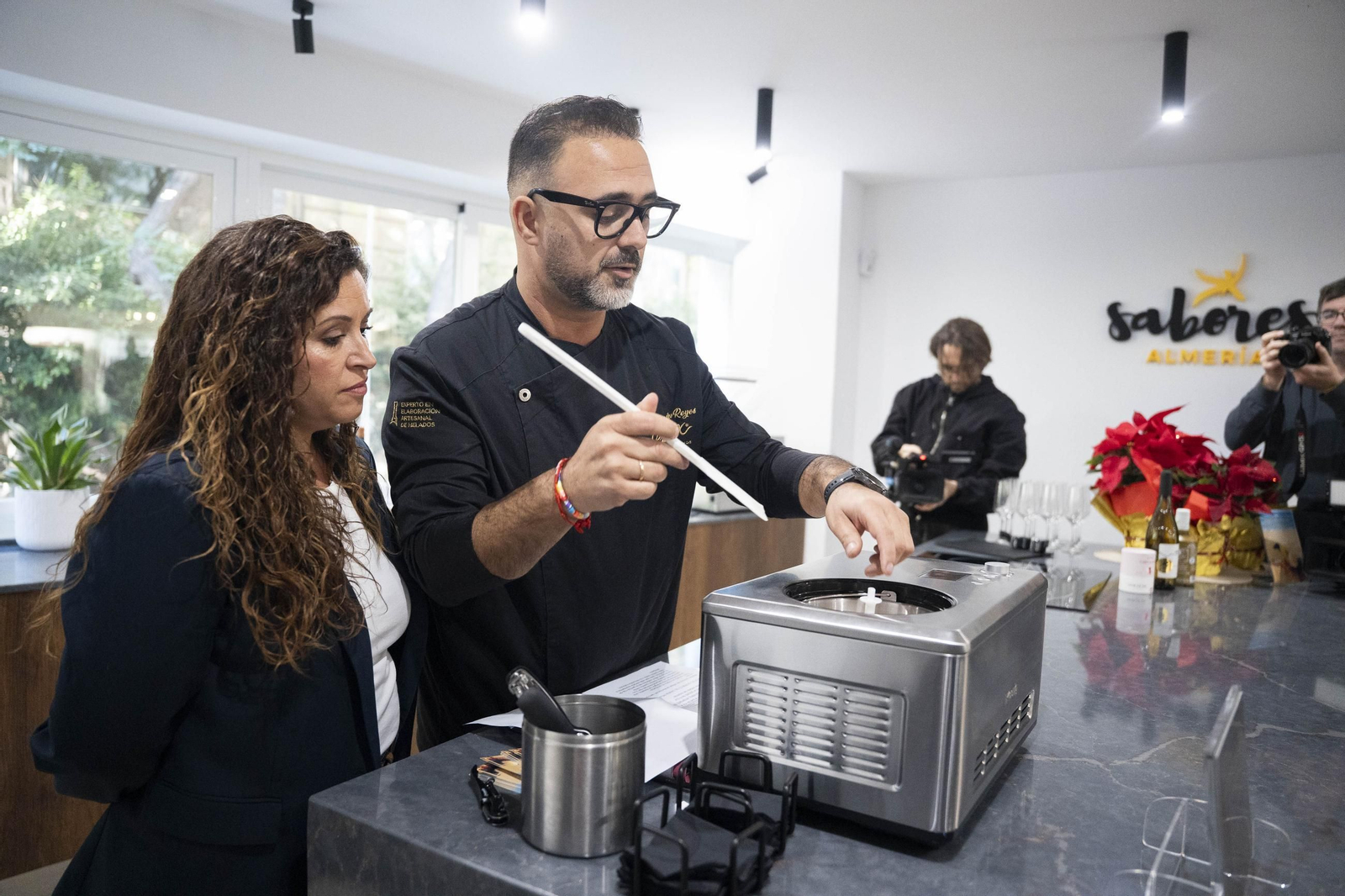 Las imágenes del delicioso sorbete gourmet de Gamba Roja de Alejandro Reyes