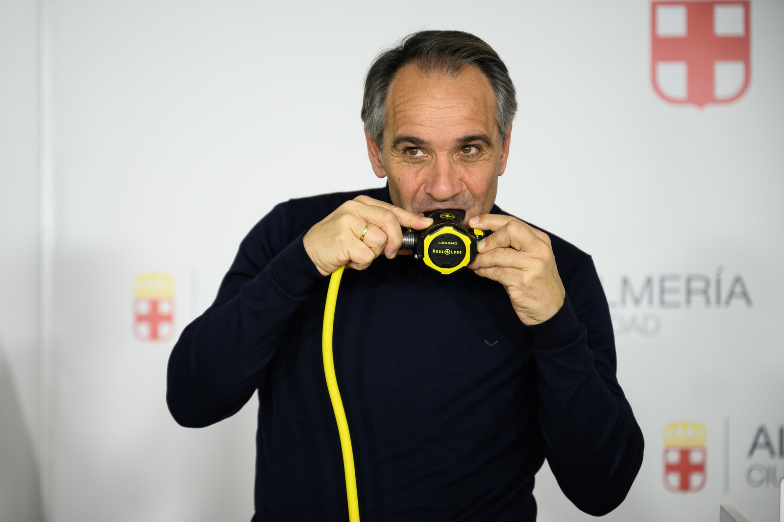 Juanjo Alonso se mostró activo en la presentación de la cita