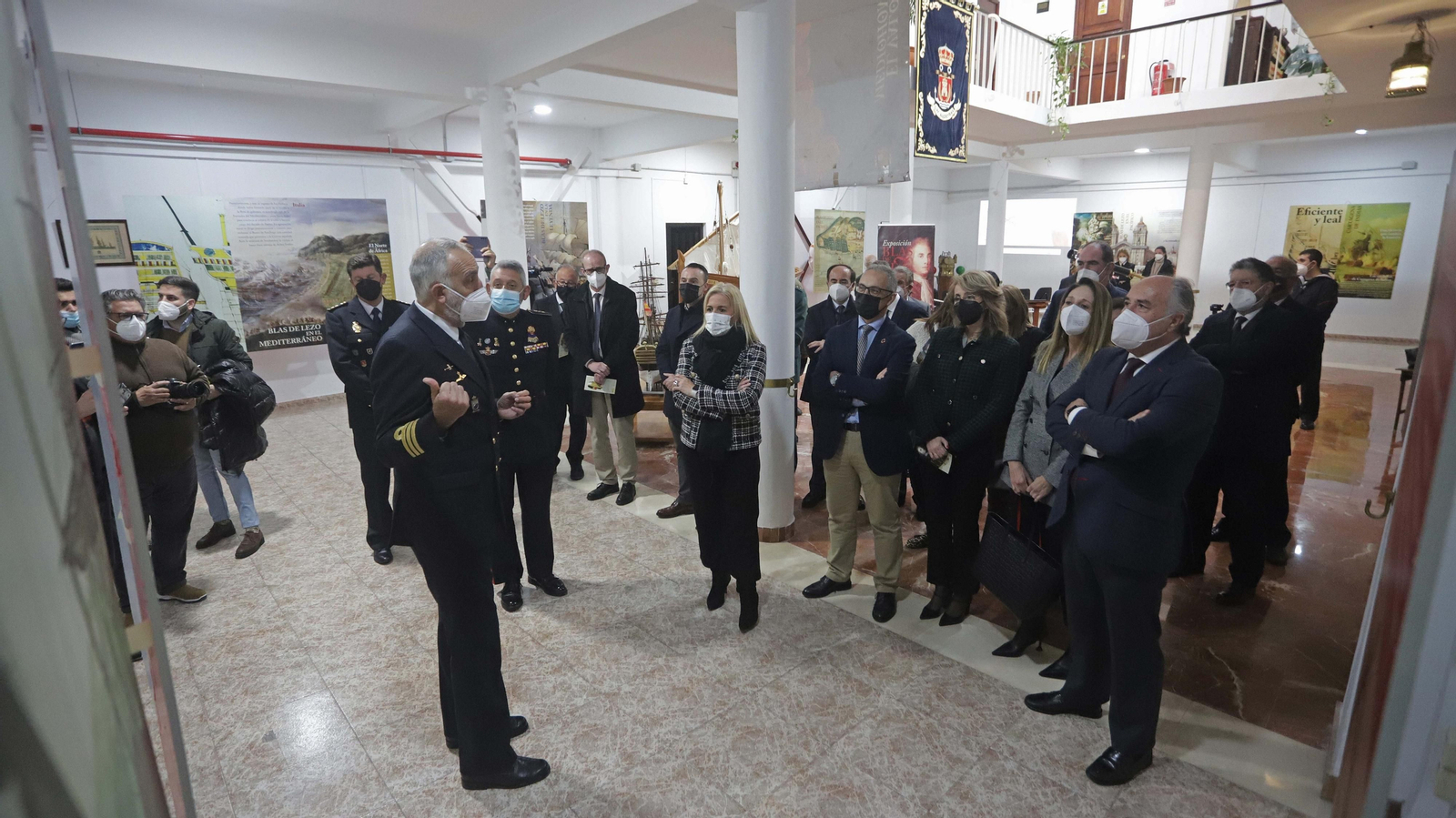 Fotos de la inauguración de la exposición sobre Blas de Lezo en Algeciras